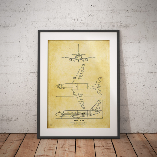 Boeing 737 - 100 Blueprint 