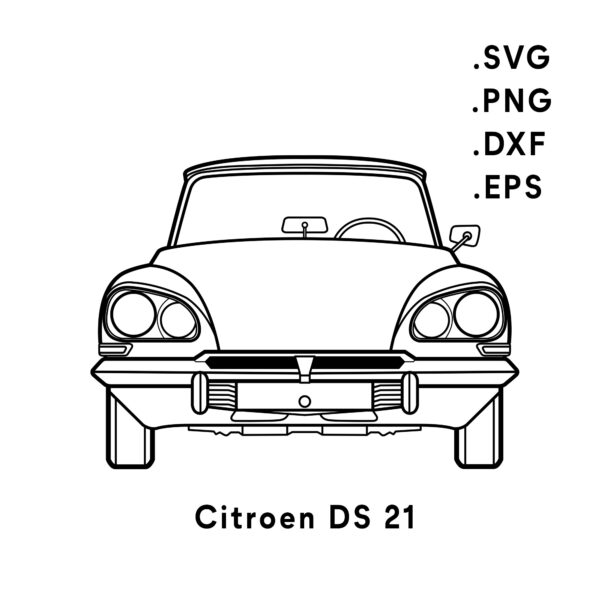 citroen ds 21 1969 svg