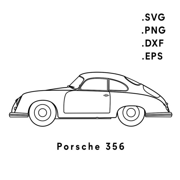 porsche 356 svg