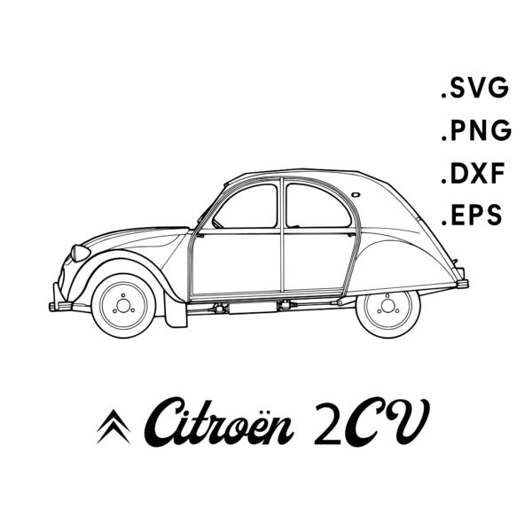 citroen 2cv car svg