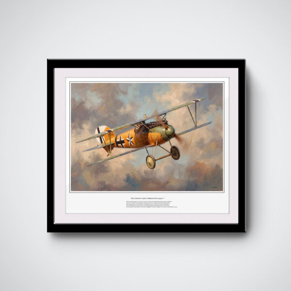 albatros d.va world war i aircraft print